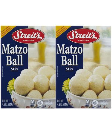 Streit's Matzo Ball Mix Kosher For Passover 4.5-Ounce (2-Pack) 4.5 Ounce (Pack of 2)