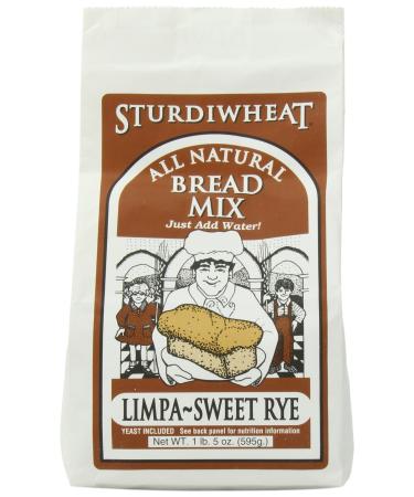 Sturdiwheat Bread Limpa Sweet Rye, 1.31 Pound (Pack of 4)