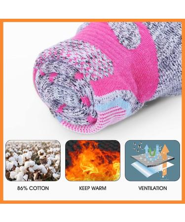 GUUMOR Ski Socks - 4 Pairs Medium Thermal Winter Sports Socks for Men and Women - Buy Online on SooperMarket.com