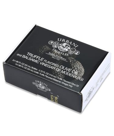 Truffle Oil Gift Box Trio: Black & White Truffle Oil with Truffle Balsamic Vinegar - 55ml (1.86 Fl Oz) Set of 3 Oils - Buy Online on SooperMarket.com