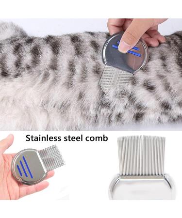 Seababoo 3PC Metal Lice Comb Set - Extra Fine Tines for Effective Lice & Flea Treatment for All Hair Types - Buy Online on SooperMarket.com