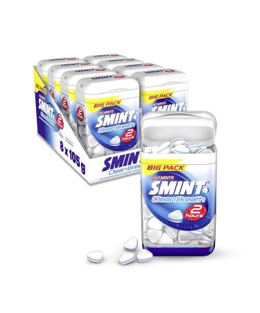 Smint 2h Clean Breath Peppermint & Wild Fruit - Sugar-Free Mints Bundle 12 Dispensers with 40 Wildberry Pastilles Each - Fresh Mouthfeel International Shipping - Buy Online on SooperMarket.com