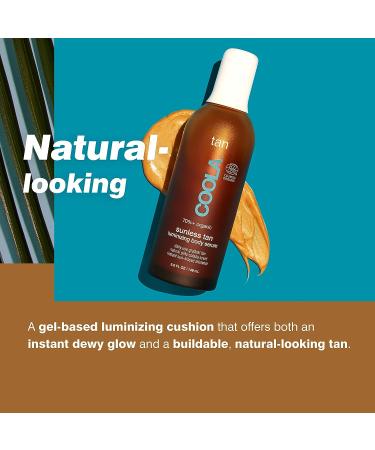 Coola Organic Sunless Self Tanner Body Serum - Anti-Aging Vegan Skincare, Pi a Colada, 5 Fl Oz - Buy Online on SooperMarket.com