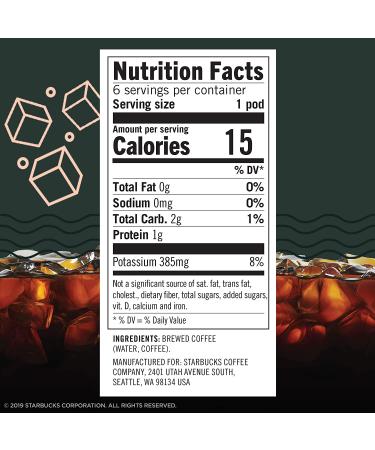 Starbucks Cold Brew Coffee Pods | Signature Black | 36 Single-Serve Concentrate Capsules | Pack of 6 - Buy Online on SooperMarket.com