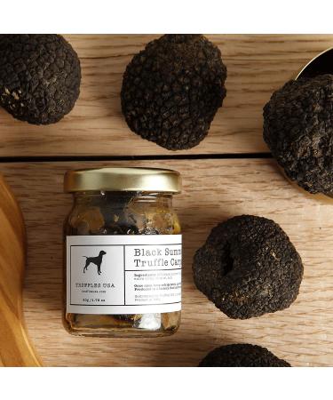 TRUFFLES USA Black Truffle Slices Carpaccio 1.76 oz - Imported from Italy | Vegetarian & Gluten Free - Buy Online on SooperMarket.com
