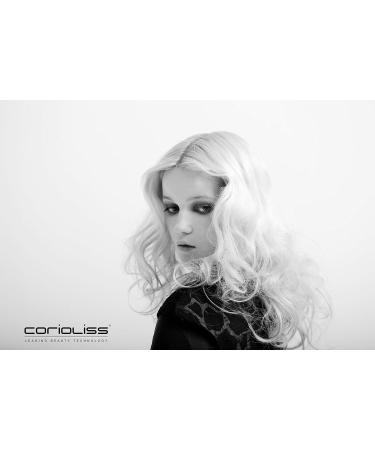 Corioliss C1 Professional Titanium Hair Styling Iron - White Carbon Fiber 1 Ceramic Plates Anti-Frizz & Heat Resistant Pouch - Perfect for Straightening Curls & Flicks - International Shipping Available - Buy Online on SooperMarket.com