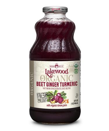 Lakewood Beet Ginger Turmeric, Fresh Pressed (32 Oz, 6 Pack)