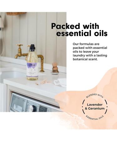 Wilton London Eco Friendly Lavender Laundry Liquid - Non-Bio, Plant-based & Biodegradable - 28 Washes, 1 Litre - Made in UK | Essential Oils Detergent - Buy Online on SooperMarket.com
