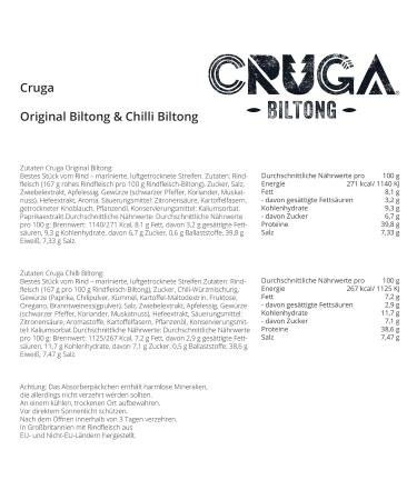 Kings Beef Jerky & Biltong Mix Package - CRUGA KINGS WILD WEST - 315g Dried Meat 7-Pack | International Shipping Available - Buy Online on SooperMarket.com