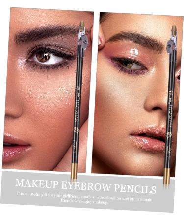 BELLIFFY 8pcs Wooden Beauty Eyebrow Pencil Eye Brow Pencils for Women Eyebrow Makeup Tool 1 count (Pack of 1) Black - Buy Online on SooperMarket.com