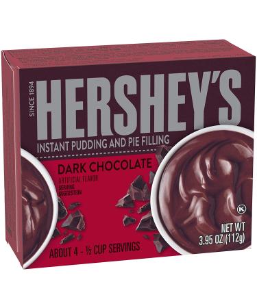 Hershey's Instant Dark Chocolate Pudding & Pie Filling - 3.95 oz Boxes (Pack of 24) - Buy Online on SooperMarket.com