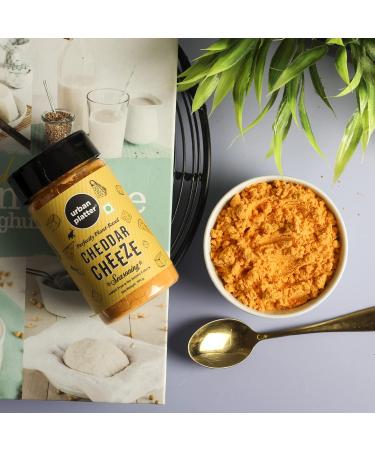 Urban Platter Cheddar Cheese Powder 100g (An all purpose seasoning Perfect for Pop Corn Pasta Fries Seasoning | Dairy-free) - Buy Online on SooperMarket.com