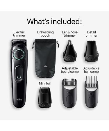 Braun Series 3 3470 All-in-One Style Kit for Men - 7-in-1 Trimmer with Ultra-Sharp Blade, 40 Length Settings, and Washable Design - Buy Online on SooperMarket.com