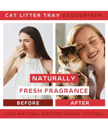 karlsten Cat Litter Spray Deodorizer - 100% Bio-Based Destroys bacteria Fresh Lemon Fragrance Odour Eliminator & Neutralizer - Extends Cat Litter Life & Absorbs Odours - Buy Online on SooperMarket.com