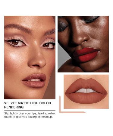 LSxia 18 Colors Capsule Pills Lipstick Set - Long Lasting Matte Lipsticks for Women - Cute Dark Red Lipsticks - Buy Online on SooperMarket.com