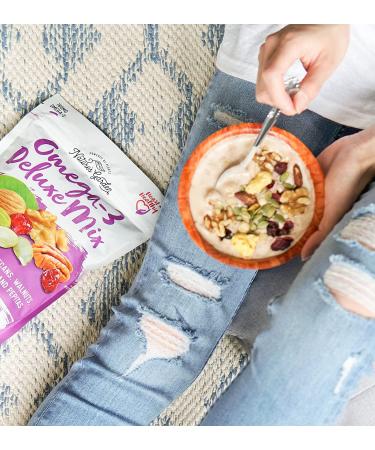 Nature's Garden Omega-3 Deluxe Mix - Heart Healthy Trail Mix - Gluten Free, Antioxidant Rich, Cholesterol Free - 26 oz (Pack of 3) - Buy Online on SooperMarket.com