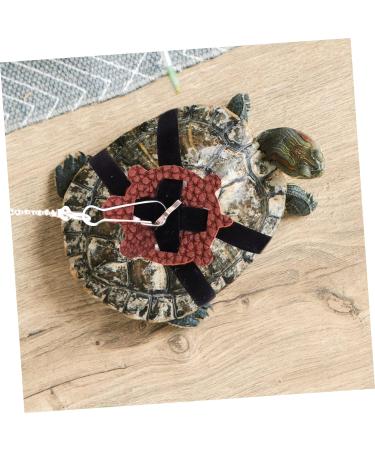 FOMIYES Turtle Leash Turtle Toys for Aquatic Turtles Turtle Harness Strap Small Pets Training Animals Harness Strap Live Turtle Tortoise Chest Collar Rope Leather Accessories Outdoor 120X0.8X0.2cm Black - Buy Online on SooperMarket.com