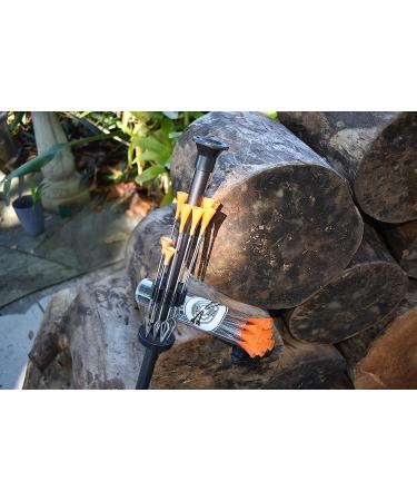 20 Pack Whisper Razor Dart .625 Blowgun Darts - Sharpest Broadhead Darts for 0.625 Bore Blowguns - Steel Blade - High Visibility Fletched - Accurate Cone - Big 8.25 Cold Dart - Buy Online on SooperMarket.com