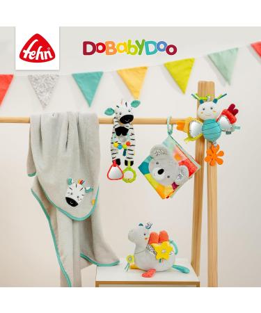 Fehn Baby Koala Fabric Book - Engaging Baby Toy with Squeak Rattles & Crinkle Paper | Soft Sensory Book for Babies 3+ Months - Buy Online on SooperMarket.com