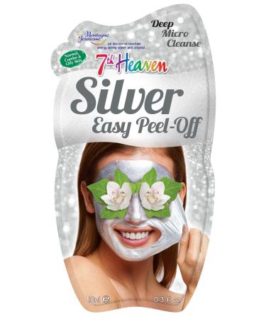 7th Heaven Silver Easy Peel Off Face Mask with Powered Smithsonite Pressed Orchid and Crushed Violet for a Deep Micro Cleanse Ideal for Normal Combo and Oily Skin