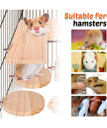 4-Piece Hamster Accessories Set | Hamster Pedal & Jumping Board with 3 Balls | Ideal for Guinea Pigs Chinchillas and Rabbits - Buy Online on SooperMarket.com