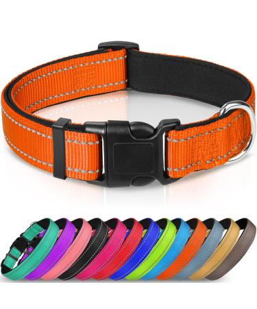 Joytale Dog Collar Reflective Dog Collar Large Dogs L Orange L (Pack of 1) Orange