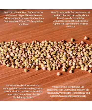 Premium Organic Buckwheat 3000g | Natural Health Power | Sustainably Grown Superfood - Buy Online on SooperMarket.com