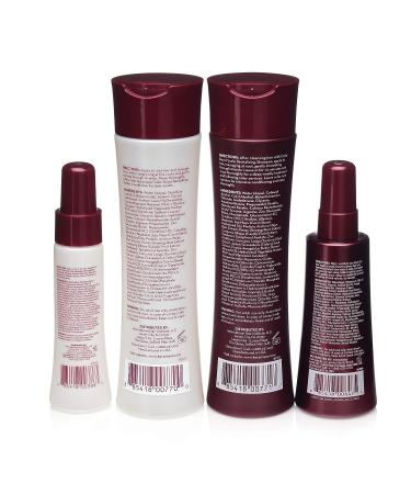 Keranique Thicker Fuller Hair System - 60 Days w/ Keratin Shampoo, Conditioner, Boosting Serum, & Repair Treatment - for Colored Thinning Hair - Paraben/Sulfate Free - Buy Online on SooperMarket.com