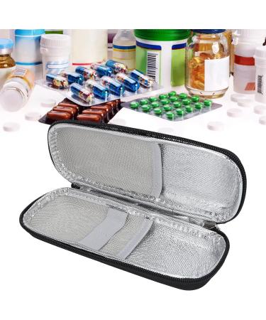 Portable Insulin Cooler Bag for Diabetics - Multi Layer Design, Travel-friendly - Black - Buy Online on SooperMarket.com