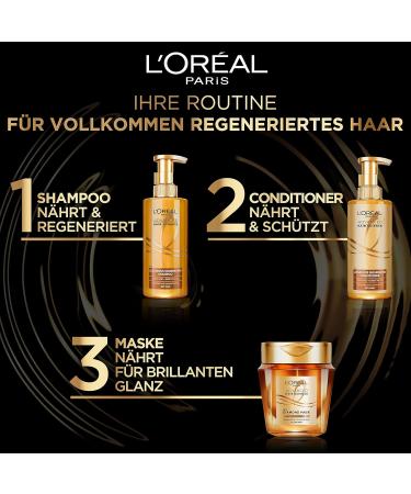 L'Or al Paris Nourishing Diamond Mask - Intensive Care for All Hair Types with Amino Acids & Essential Oils | Advanced Hair Science 250 ml - Buy Online on SooperMarket.com