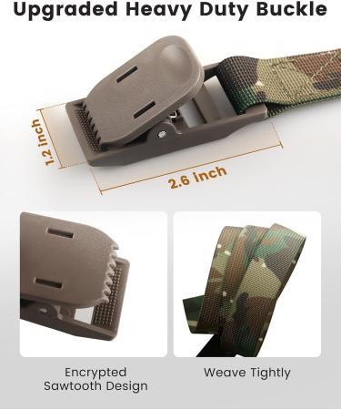 WNXLOAD 4-Pack Trail Camera Straps - 200cm Nylon Fiber Hunting Accessories for Game & Deer Cameras - Buy Online on SooperMarket.com