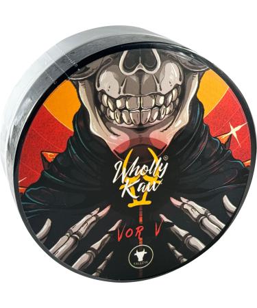 Vor V Tallow Shaving Soap. Enriched with Donkey Milk Water Buffalo Milk Whey Proteins Omega 3 Omega 6 Hops Extract. Scent of Leather Raspberry Geranium Vanilla Cashmeran