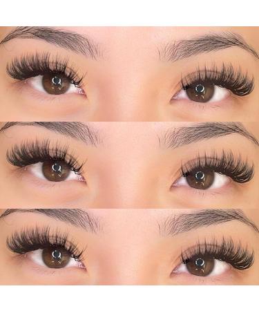 Buy 7 Pairs Cat Eye False Eyelashes - Natural Look Mink Fluffy 15mm 6D Volume Wispy Strip Lashes by PHKERATA - International Shipping Available - Buy Online on SooperMarket.com