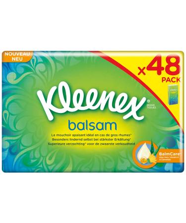 Kleenex Balsam Tissues 48 Packs 432 Pieces (1 Pack)