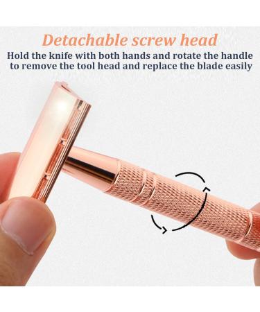 Premium Stainless Steel Double Edge Safety Razor for Men - Smooth Close Shave | Detachable Single Blade Razor - Buy Online on SooperMarket.com