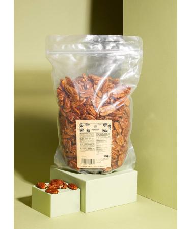 KoRo Pecan Nuts 1kg - Natural Pecans Value Pack for Healthy Snacking | Buy Internationally - Buy Online on SooperMarket.com