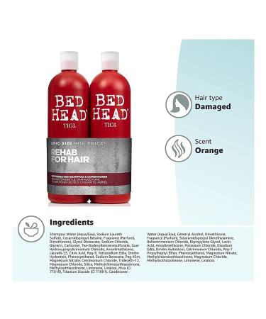 Bed Head by TIGI Urban Antidotes Resurrection Shampoo & Conditioner 25.36 fl oz - 2 Pack - Buy Online on SooperMarket.com