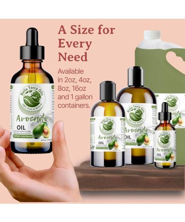 Buy Bella Terra Pure Avocado Oil 1 Gallon for Skin & Hair Nourishment Hydration & Shine Enhance | International Shipping Available - Buy Online on SooperMarket.com