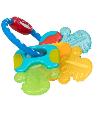 Nuby Soothing Teether IcyBite Keys 3+ Months Blue 1 Teether