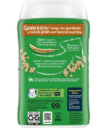 Gerber Baby Cereal 1st Foods Single-Grain Oatmeal 8oz - Pack of 1 - Buy Online on SooperMarket.com