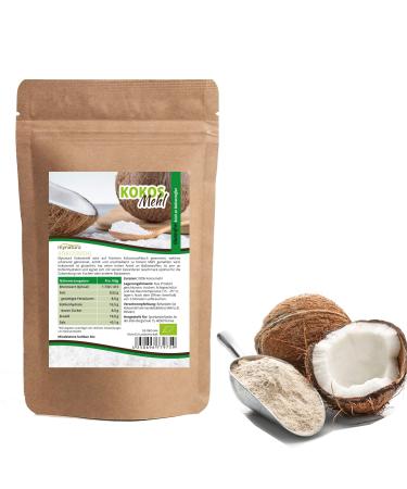 Mynatura bio coconut flour 2000g i coconut ground i vegan i flour i gluten-free i lactose-free i natural product i cholesterol-free bio (de- ko-044) (2000g) 2 kg (1 Pack)