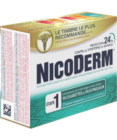 Nicoderm Step 1 Clear Patches Quit Smoking and Smoking Cessation Aid 21 mg of Nicotine/Day 7 Count Step 1 7 Patches - Buy Online on SooperMarket.com