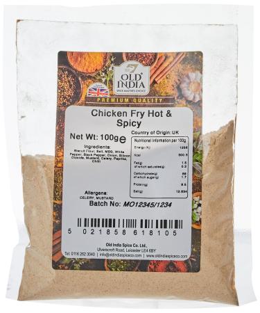 Old India Chicken Fry Hot & Spicy 100g 100 g