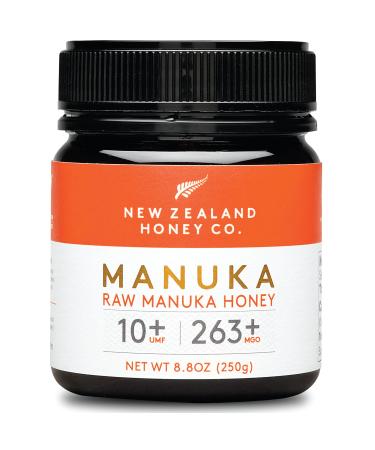 New Zealand Honey Co. Raw Manuka Honey UMF 10+ | MGO 263+, 8.8oz / 250g Manuka UMF 10+ 8.8 Ounce (Pack of 1)