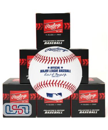 Rawlings Official Major League Game Baseball - ROMLB - 1/2 Dozen (6)