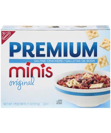 Premium Original Mini Saltine Crackers 11 oz - Savory Snack Essential - Buy Online on SooperMarket.com
