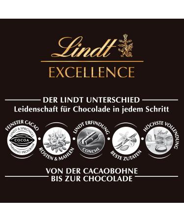 Lindt Excellence Dark Chocolate with Sea Salt - Intense Cocoa Flavor 100g | Premium International Shipping - Buy Online on SooperMarket.com
