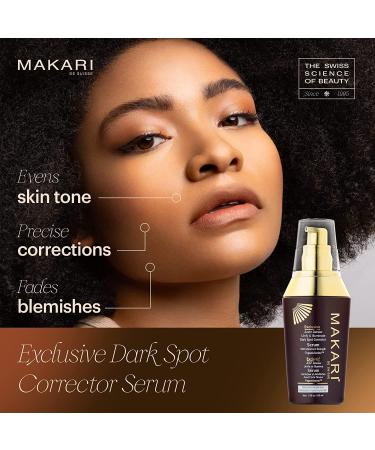 Makari Exclusive Dark Spot Corrector Serum 1.7oz | Brightening & Toning Body Serum for Dark Spots Scars & Hyperpigmentation - Advanced Intense Treatment with Organiclarine - Buy Online on SooperMarket.com