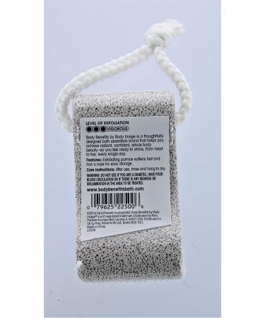 Body Benefits Pumice Stone - Exfoliating Foot Scrubber for Soft and Smooth Skin - Buy Online on SooperMarket.com