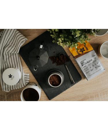 Coffee Island Espresso Silk River Blend with Medium-Dark Roasting Prepacked (Ground) 250g - Buy Online on SooperMarket.com